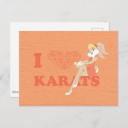Lola Bunny I Hart Karats Briefkaart (Voorkant / Achterkant)