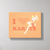 Lola Bunny I Hart Karats Canvas Afdruk (Voorkant)