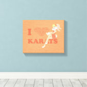 Lola Bunny I Hart Karats Canvas Afdruk (Insitu (Houten vloer))