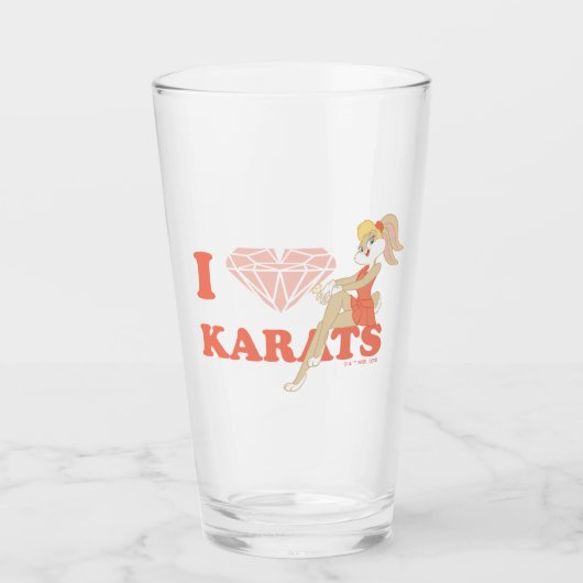 Lola Bunny I Hart Karats Glas (Voorkant)