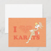 Lola Bunny I Hart Karats Notitiekaartje (Voorkant / Achterkant)