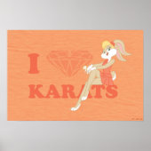 Lola Bunny I Hart Karats Poster (Voorkant)