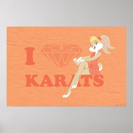 Lola Bunny I Hart Karats Poster (Voorkant)