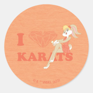 Lola Bunny I Hart Karats Ronde Sticker