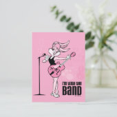 Lola Bunny Ik ben bij de band Briefkaart (Staand voorkant)