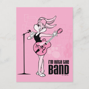 Lola Bunny Ik ben bij de band Briefkaart