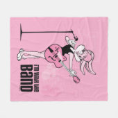 Lola Bunny Ik ben bij de band Fleece Deken (Voorkant (Horizontaal))