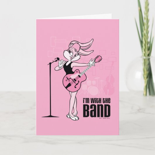 Lola Bunny Ik ben bij de band Kaart (Voorkant)