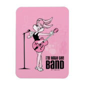 Lola Bunny Ik ben bij de band Magneet (Verticaal)