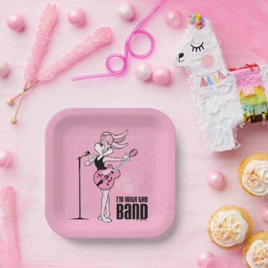 Lola Bunny Ik ben bij de band Papieren Bordje (Feest)