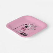 Lola Bunny Ik ben bij de band Papieren Bordje (Gebogen)