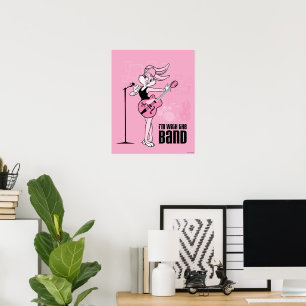 Lola Bunny Ik ben bij de band Poster