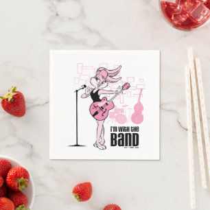 Lola Bunny Ik ben bij de band Servet