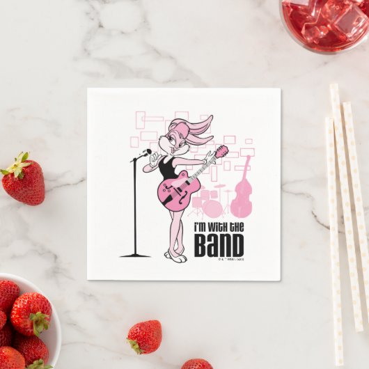 Lola Bunny Ik ben bij de band Servet (Insitu)