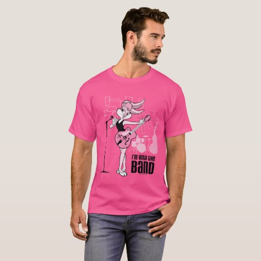 Lola Bunny Ik ben bij de band T-shirt (Voorkant volledig)