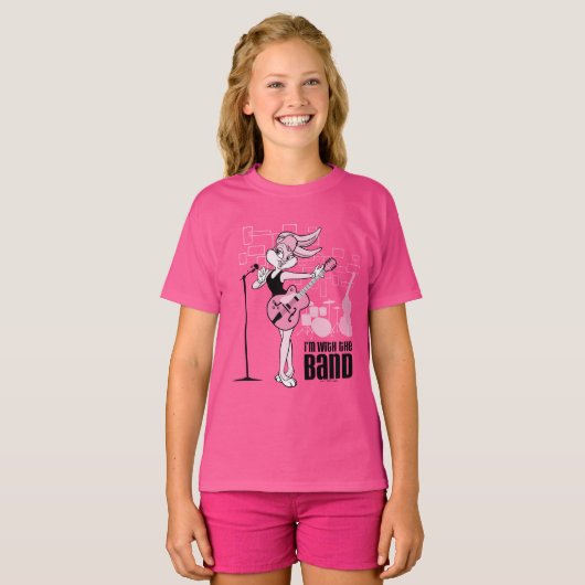 Lola Bunny Ik ben bij de band T-shirt (Voorkant volledig)