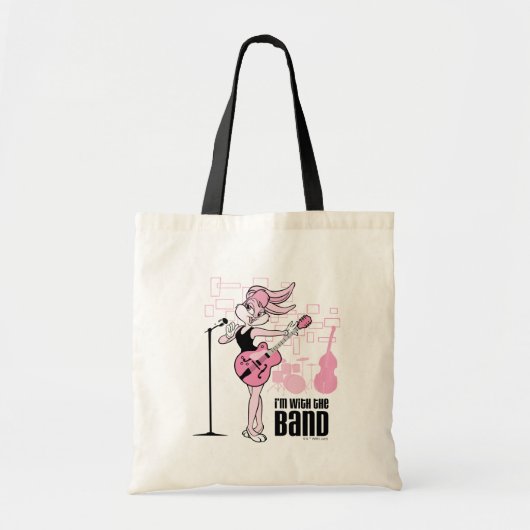 Lola Bunny Ik ben bij de band Tote Bag (Voorkant)