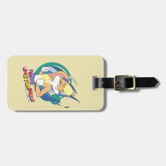 Lola Bunny "Ik ben niet stoppable" Bagagelabel (Voorkant horizontaal)