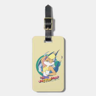 Lola Bunny "Ik ben niet stoppable" Bagagelabel