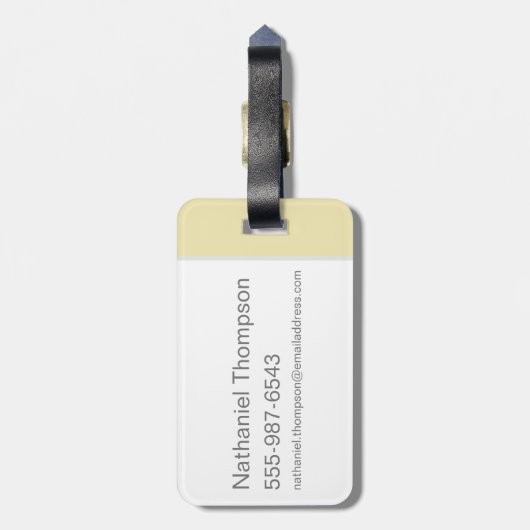 Lola Bunny "Ik ben niet stoppable" Bagagelabel (Achterkant verticaal)