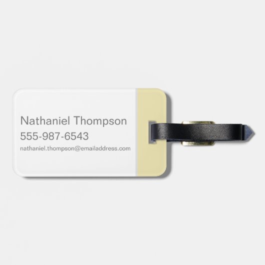 Lola Bunny "Ik ben niet stoppable" Bagagelabel (Achterkant horizontaal)