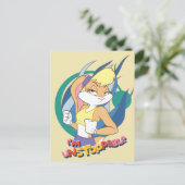 Lola Bunny "Ik ben niet stoppable" Briefkaart (Staand voorkant)