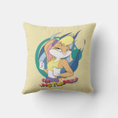 Lola Bunny "Ik ben niet stoppable" Kussen (Achterkant)