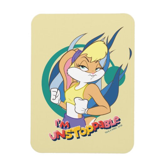 Lola Bunny "Ik ben niet stoppable" Magneet (Verticaal)