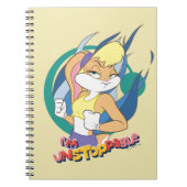 Lola Bunny "Ik ben niet stoppable" Notitieboek (Voorkant)