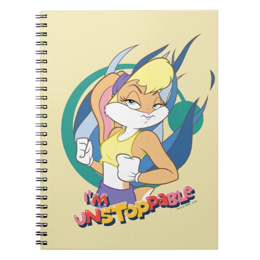 Lola Bunny "Ik ben niet stoppable" Notitieboek (Voorkant)