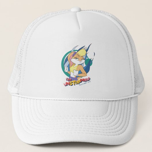 Lola Bunny "Ik ben niet stoppable" Trucker Pet (Voorkant)