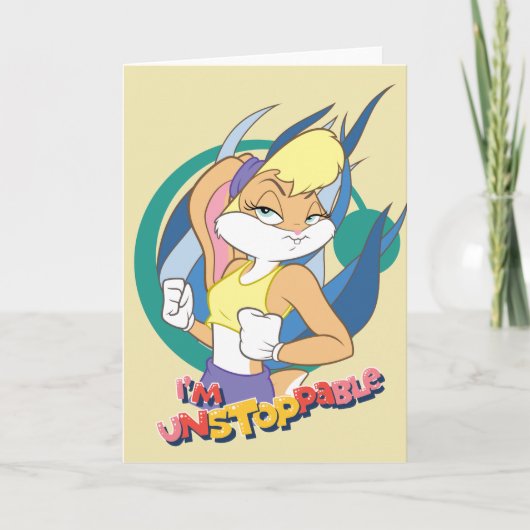 Lola Bunny "Ik ben niet te stoppen" Kaart (Voorkant)