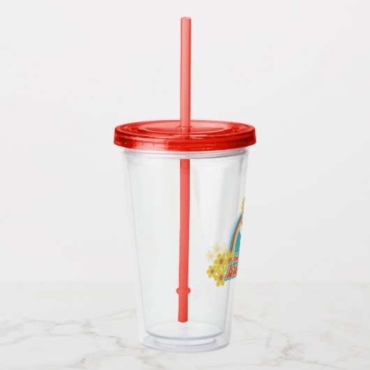 Lola Bunny knuffel een konijntje vandaag Acryl Drinkbeker (Rechts)