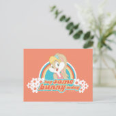 Lola Bunny knuffel een konijntje vandaag Briefkaart (Staand voorkant)