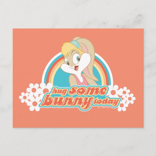 Lola Bunny knuffel een konijntje vandaag Briefkaart (Voorkant)