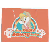Lola Bunny knuffel een konijntje vandaag Groot Cadeauzakje (Achterkant)