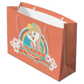 Lola Bunny knuffel een konijntje vandaag Groot Cadeauzakje (Achterkant Gekanteld)