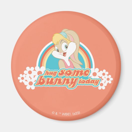Lola Bunny knuffel een konijntje vandaag Magneet (Voorkant)
