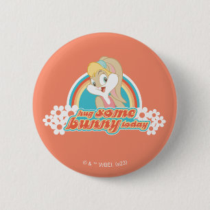 Lola Bunny knuffel een konijntje vandaag Ronde Button 5,7 Cm