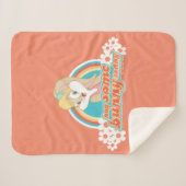 Lola Bunny knuffel een konijntje vandaag Sherpa Deken (Voorkant (horizontaal))