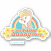 Lola Bunny knuffel een konijntje vandaag Sticker (Voorkant)