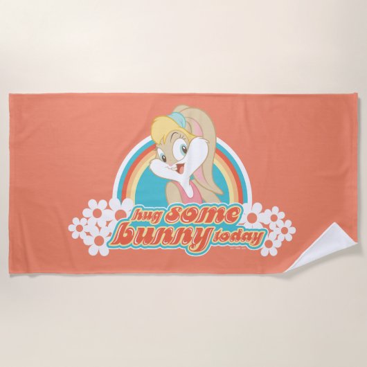 Lola Bunny knuffel een konijntje vandaag Strandlaken (Voorkant)
