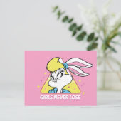 Lola Bunny Meisjes Nooit Verliezen Briefkaart (Staand voorkant)