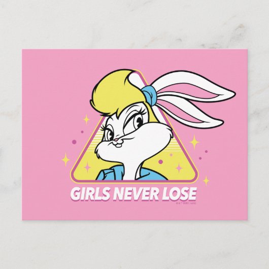 Lola Bunny Meisjes Nooit Verliezen Briefkaart (Voorkant)