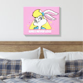 Lola Bunny Meisjes Nooit Verliezen Canvas Afdruk (Insitu (Slaapkamer))