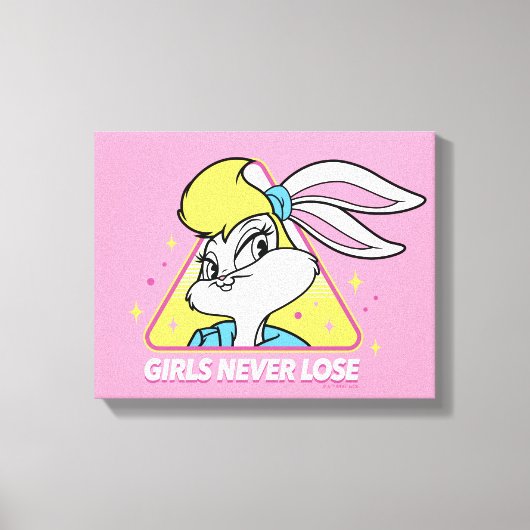 Lola Bunny Meisjes Nooit Verliezen Canvas Afdruk (Voorkant)