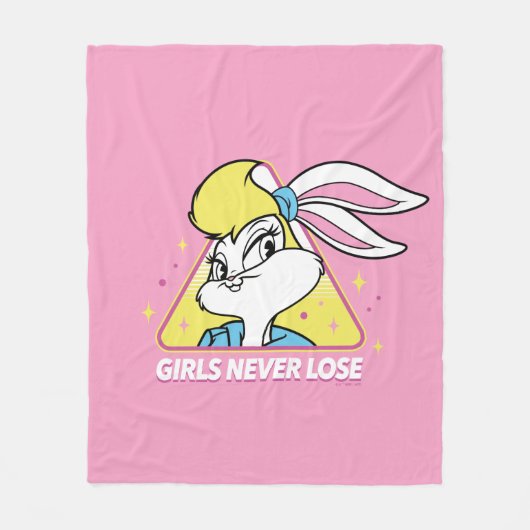 Lola Bunny Meisjes Nooit Verliezen Fleece Deken (Voorkant)