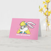 Lola Bunny Meisjes Nooit Verliezen Kaart (Gele Bloem)