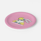 Lola Bunny Meisjes Nooit Verliezen Papieren Bordje (Gekanteld)