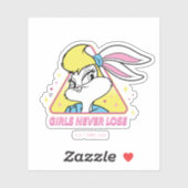 Lola Bunny Meisjes Nooit Verliezen Sticker (Vel)